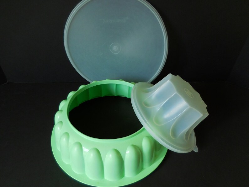 Vintage Jello Mold Tupperware Retro Mint Green 3 Pieces Etsy