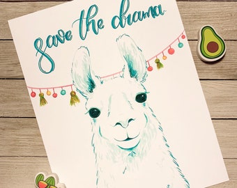 Llama Wallpaper Etsy