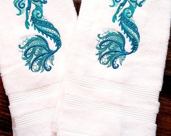 mermaid towels for bathroom