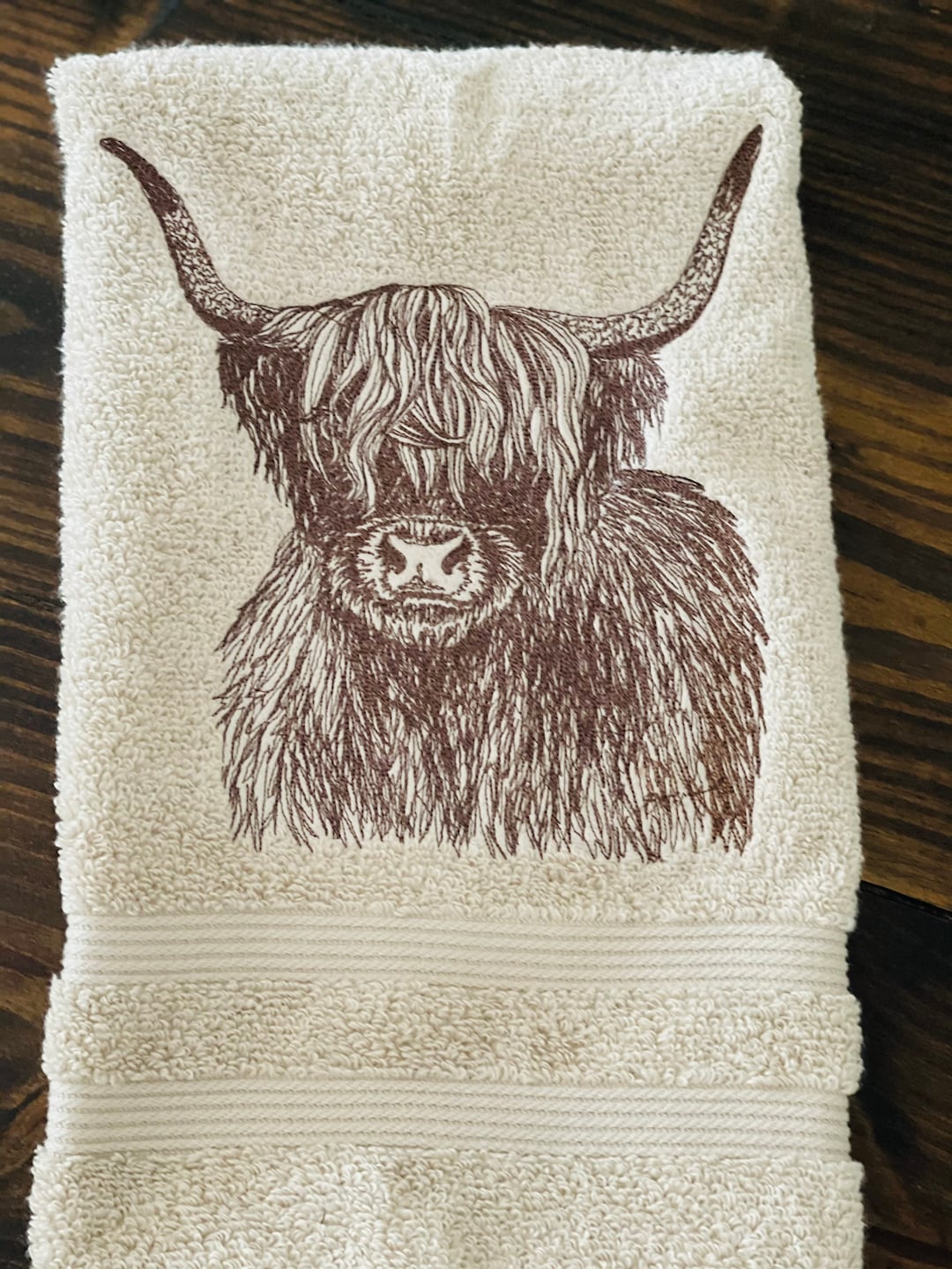 Highland Towels // Cow Towels// Westerntowels // Farm Towels// Etsy