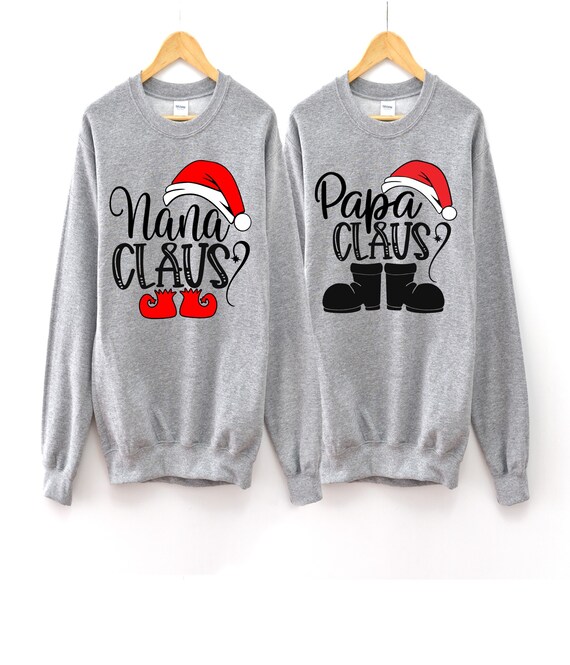 Nana \u0026 Papa Claus Shirts // Christmas 