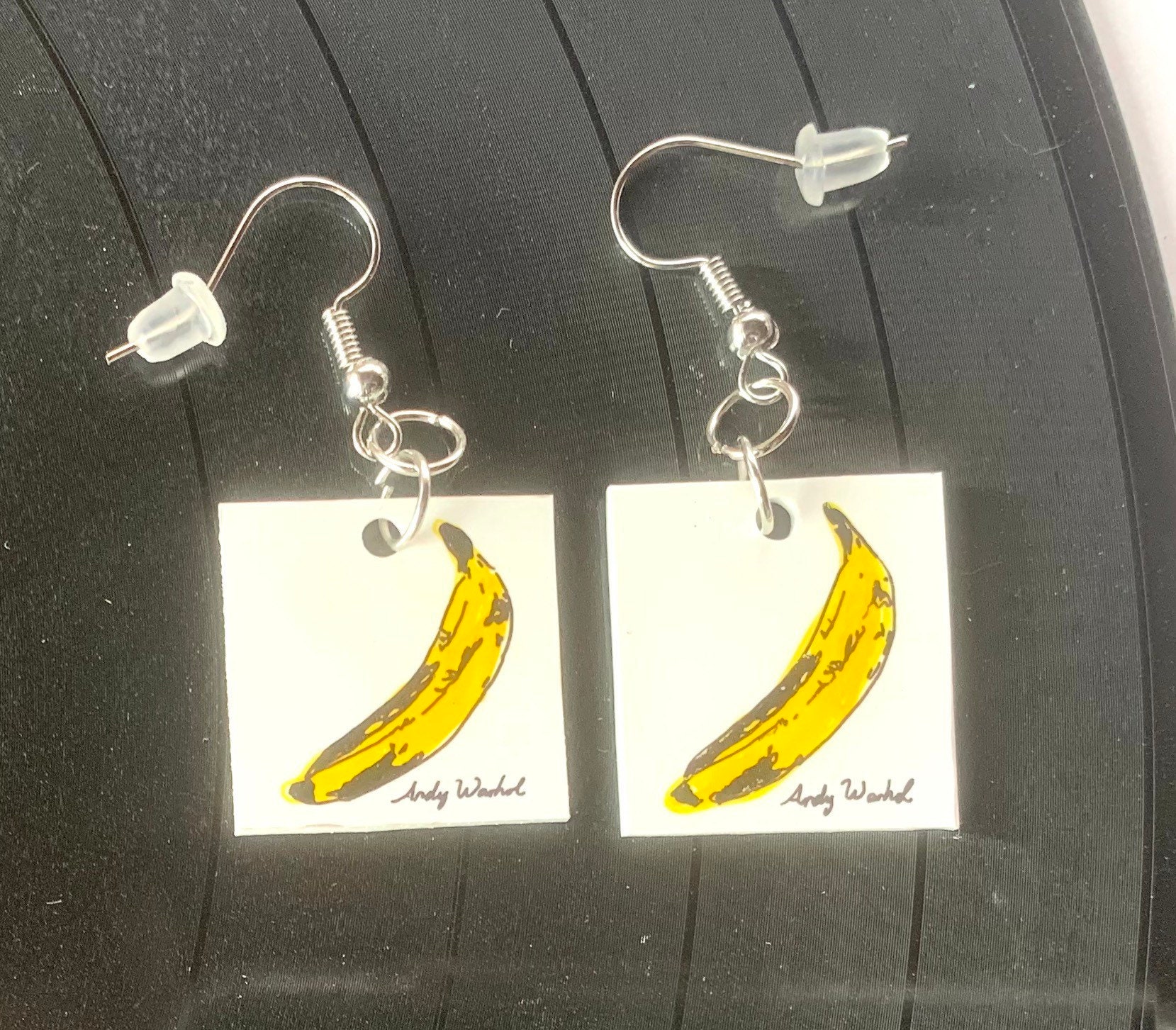 Pop Art Earrings Andy Warhol Earrings Artist Earrings Art Etsy