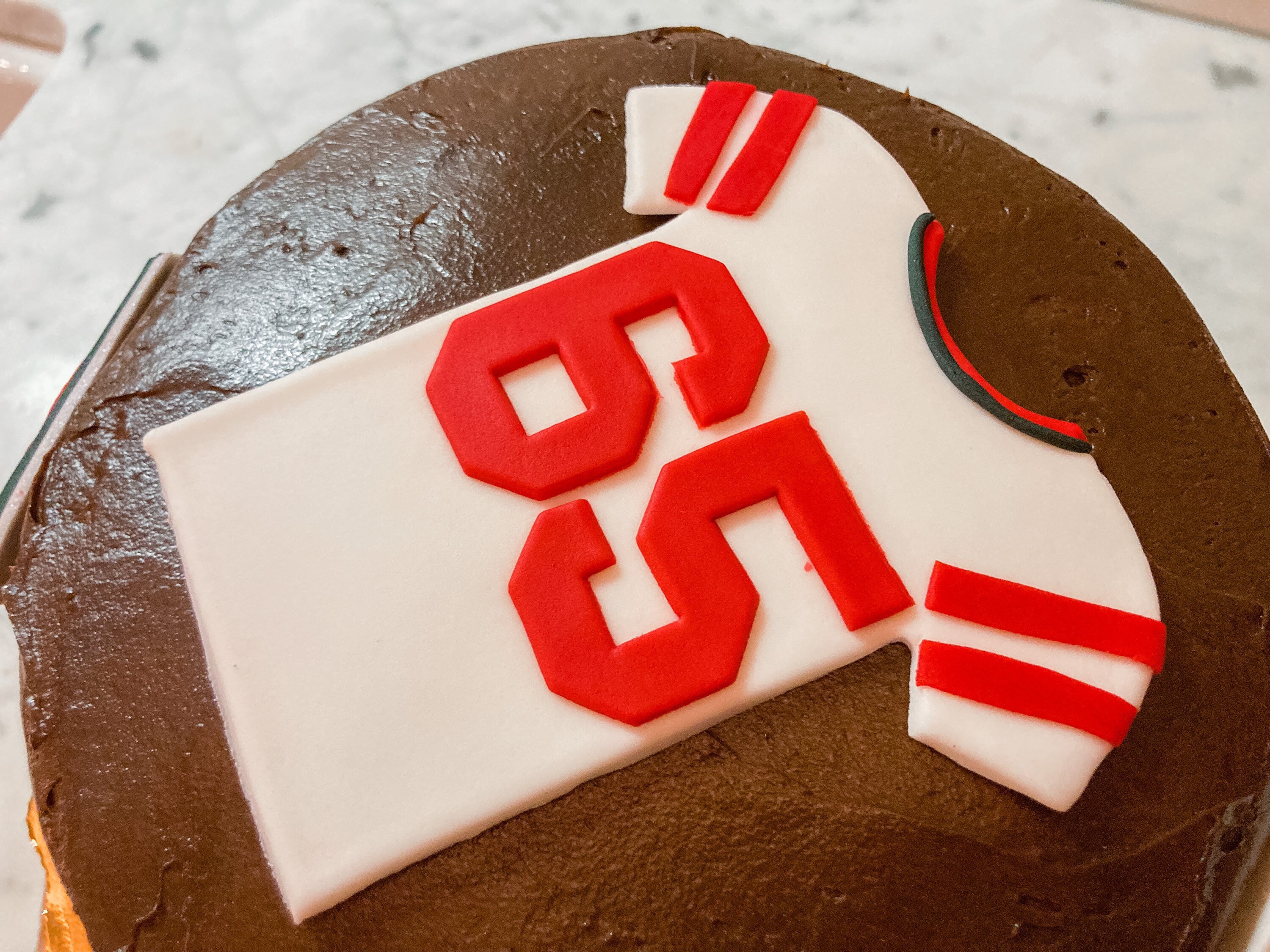 Fondant Sports Jersey Cake Topper Cake Decorations Etsy