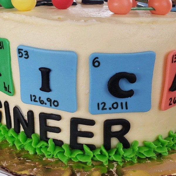 Science Cake Topper - Etsy