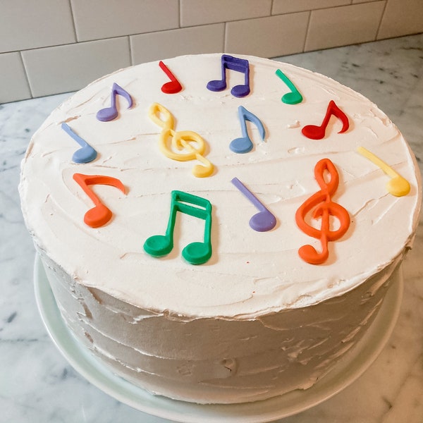 Music Cake Toppers Etsy