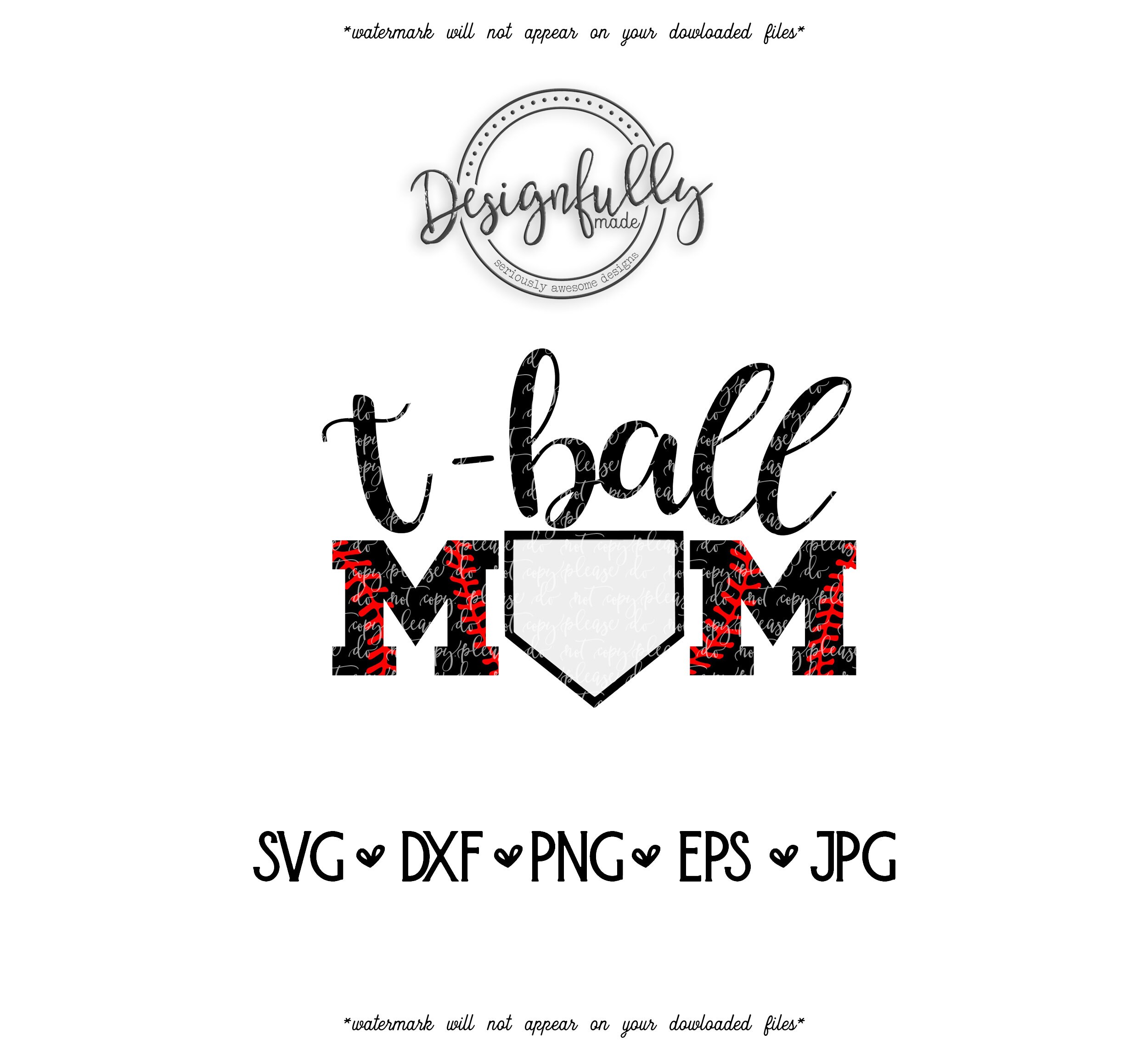 Download T Ball Mom Svg Baseball Stitches Home Run Svg Cut File Etsy