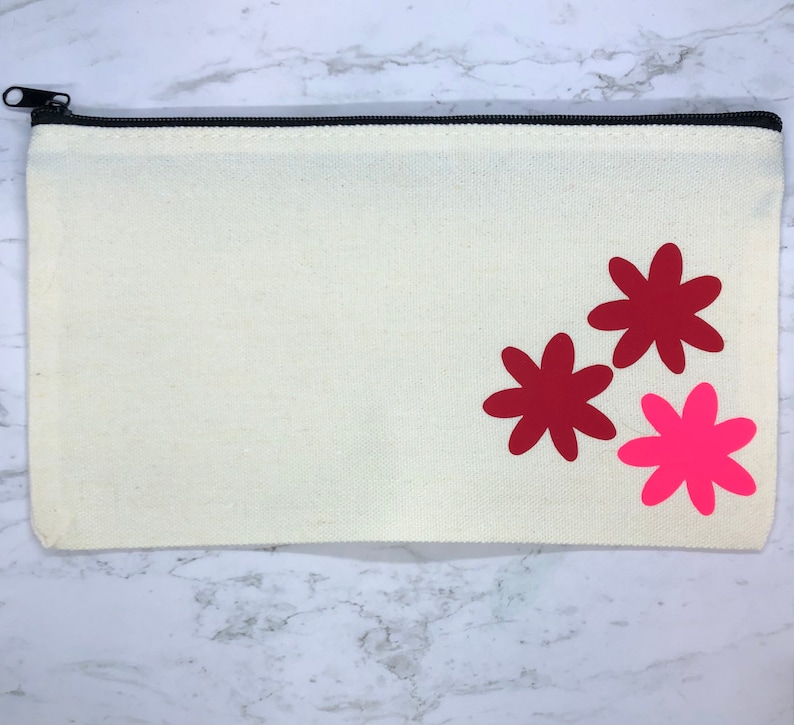 Make Up Bag Mother\u2019s Day Gifts For Mom Travel Toiletry Case Pencil Case Gifts For Girls Customized Flower Zipper Pouch