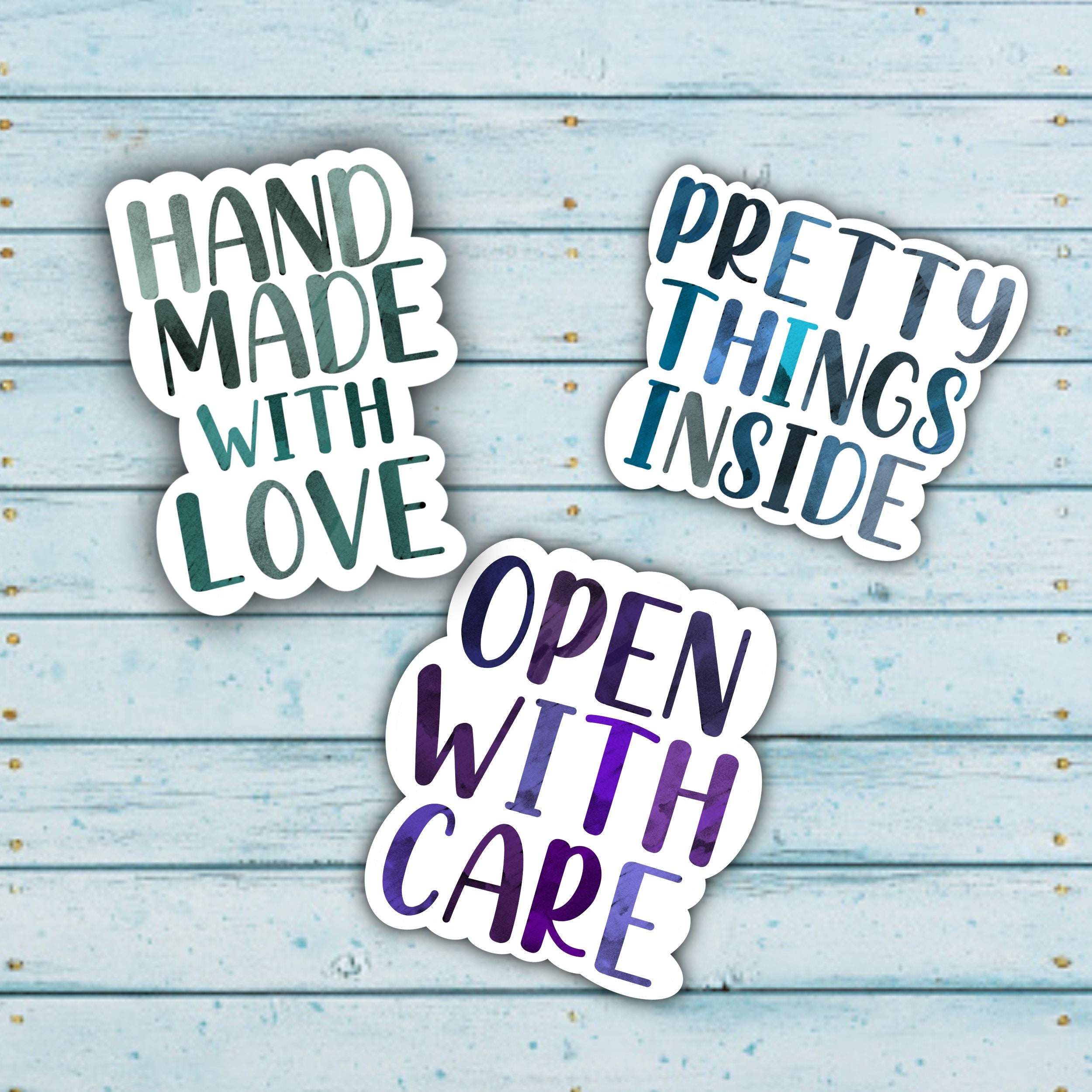 Packing Stickers Variety Pack Packaging Decal Packing Etsy