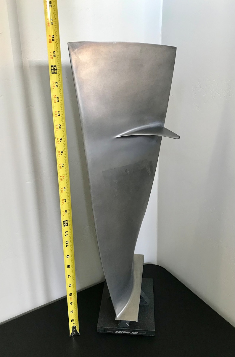 HUGE Boeing 737 Titanium Jet Engine Fan Blade. Display Pilot Etsy