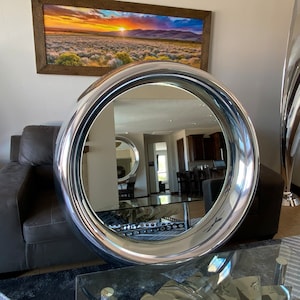 Huge aircraft Jet Engine Inlet mirror. pilot gift desk model captain airline art fuselage cowling modern decoration
