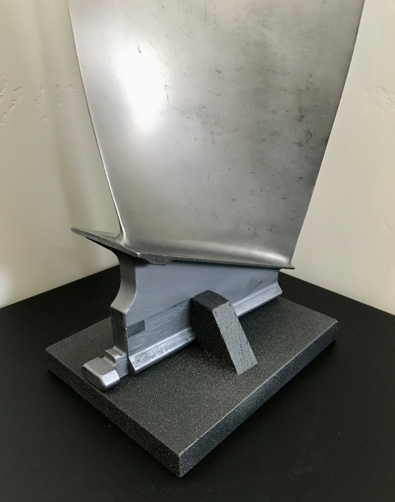 HUGE Boeing 737 Titanium Jet Engine Fan Blade. Display Pilot Etsy