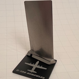 Lockheed C-130 turbine engine blade display.  Pilot gift model art transport Boeing jet