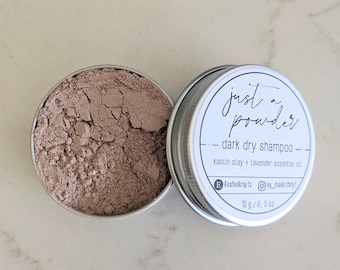 Just a Powder: Zero Waste Dry Shampoo - Dark, Lavender