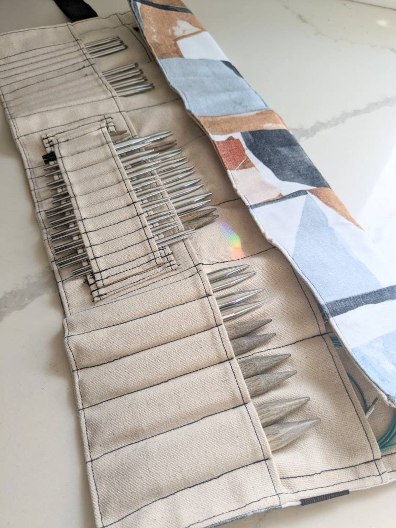 Knitting Needle Case Sewing Pattern or Tutorial Photos and Etsy