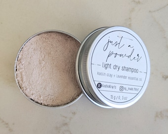 Just a Powder: Zero Waste Dry Shampoo - Light, Lavender