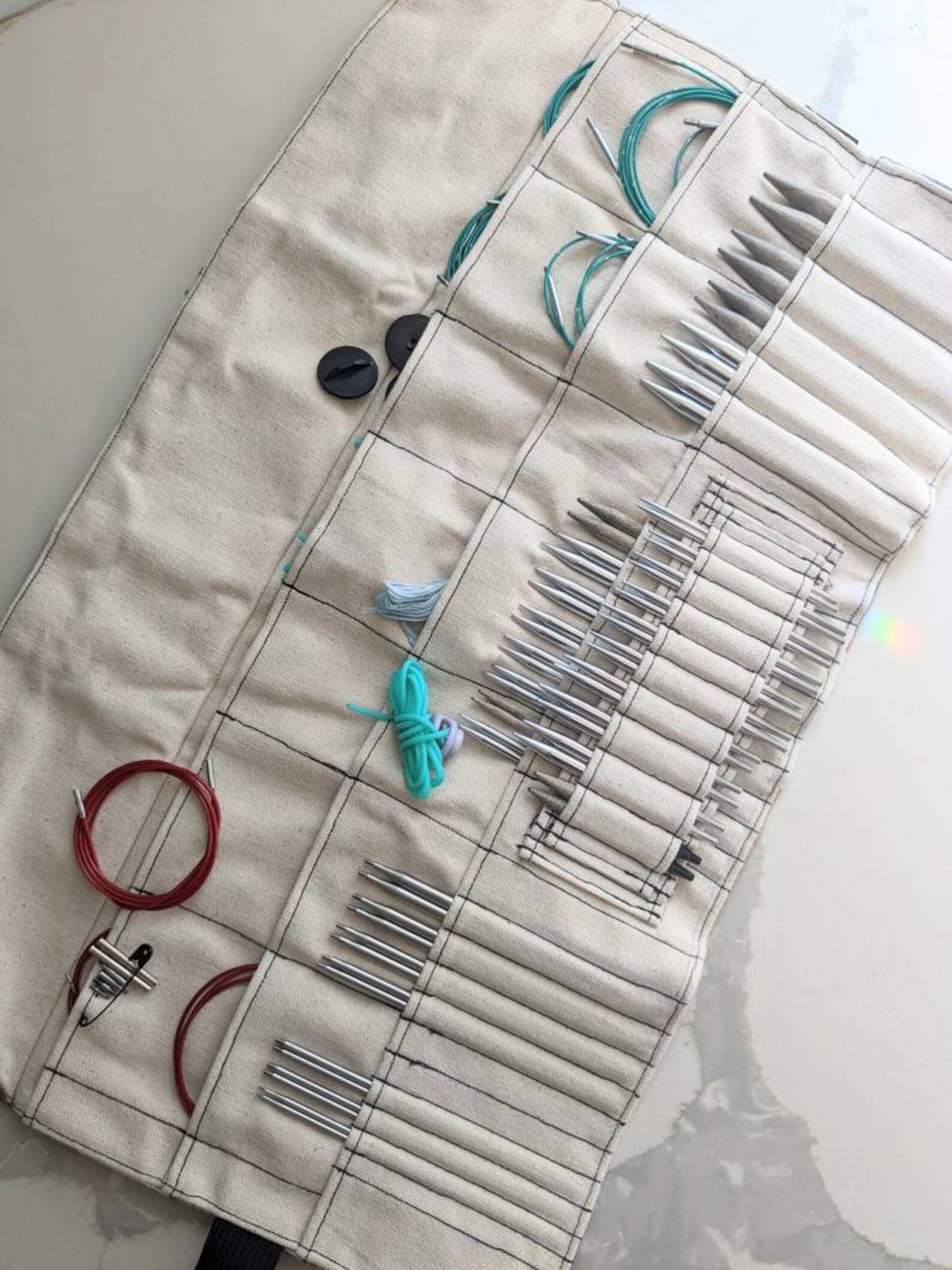 Knitting Needle Case Sewing Pattern or Tutorial Photos and Etsy