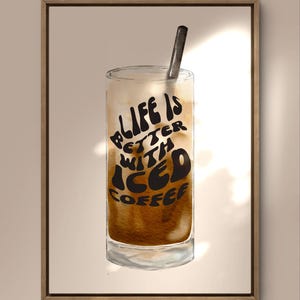 Iced Latte Print