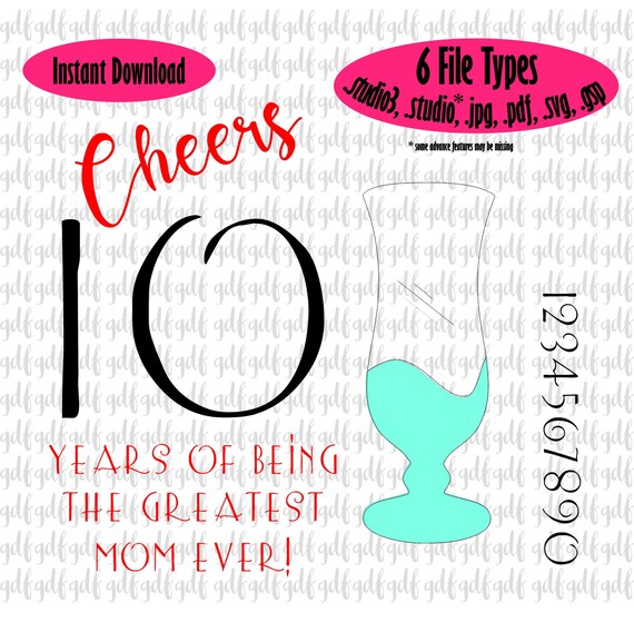 Download Cheers To The Greatest Mom Svg Greatest Mom Mothers Day Etsy