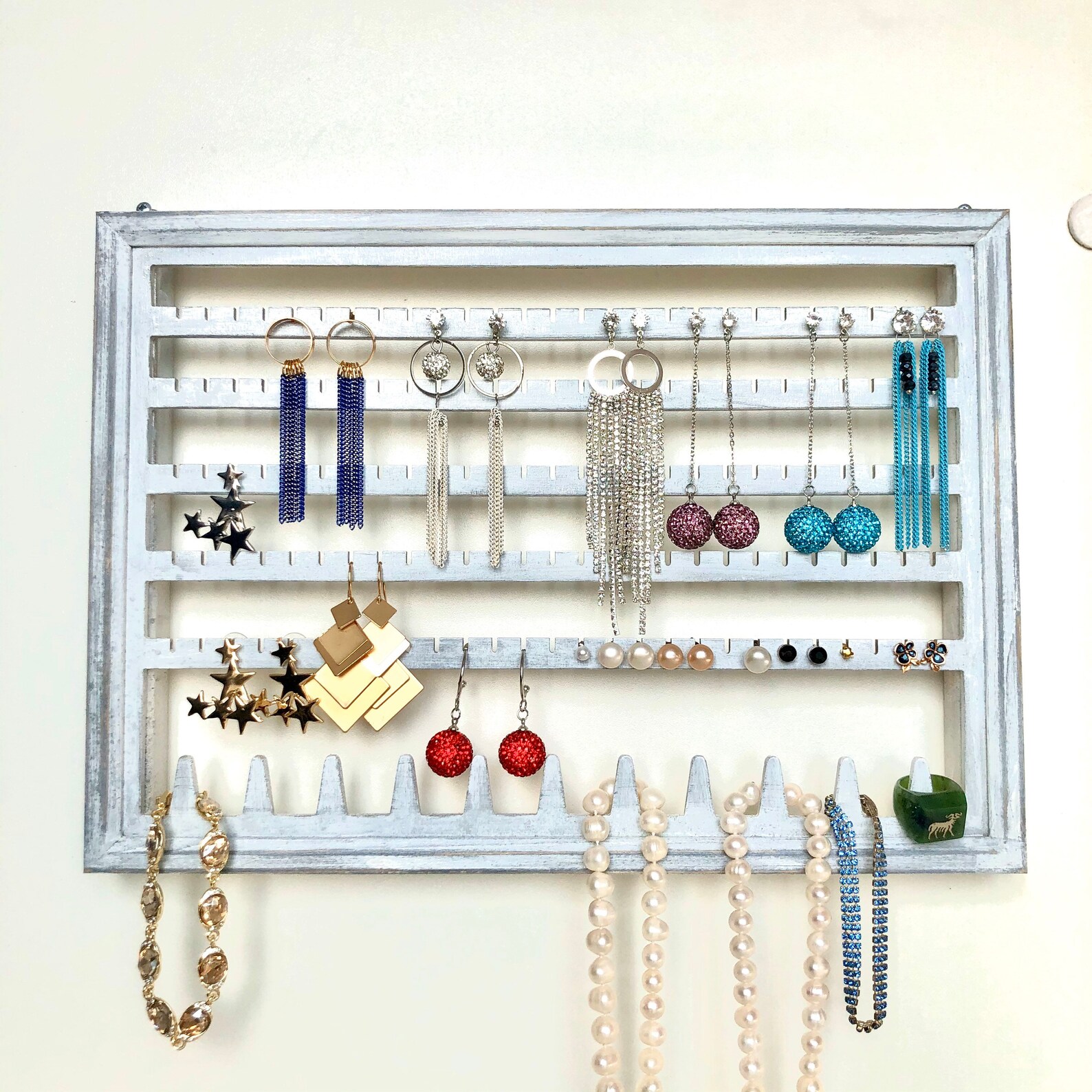 Earring Holder Stand Wall Etsy