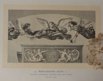 French antique lithography