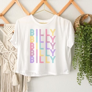 Billy Strings Graphic Tees | Womens Retro Flowy Crop Top | Birthday Gift for Her | Bluegrass Shirt | Festival Outfit | BMFS T-Shirt