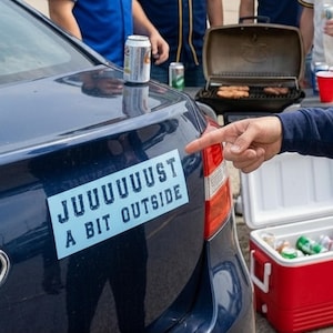 Bob Uecker Just A Bit Outside Magnet | Milwaukee Baseball Fan Car Accessory