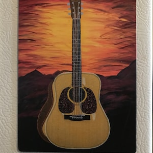 Billy Strings Guitar Magnet: Bluegrass Music Gift (4”x5.5”)