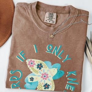 Billy Strings Shirt | Comfort Colors Gild The Lily Graphic Tee | Womens Bluegrass Festival T-Shirt