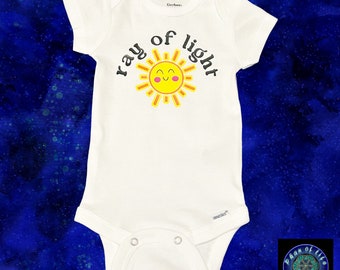 Ray of Light BMFS Inspired Onesie Baby Gerber Jam Grass Phan Bluegrass Enough To Leave Home Bodysuit Shower Gift Lyrics