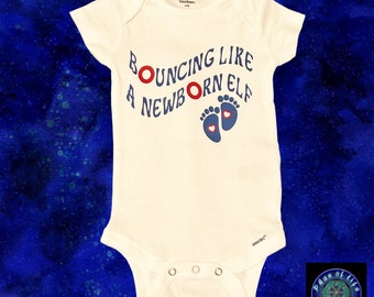 Bouncing Like A Newborn Elf Phish Onesie Baby Gerber Jam Phan Phamily Guyute Shower Gift Lyrics