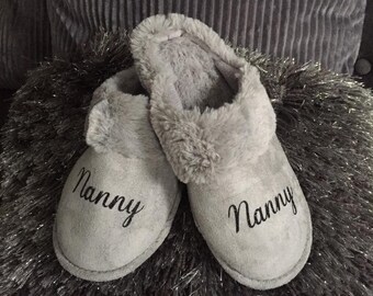 personalised slippers womens