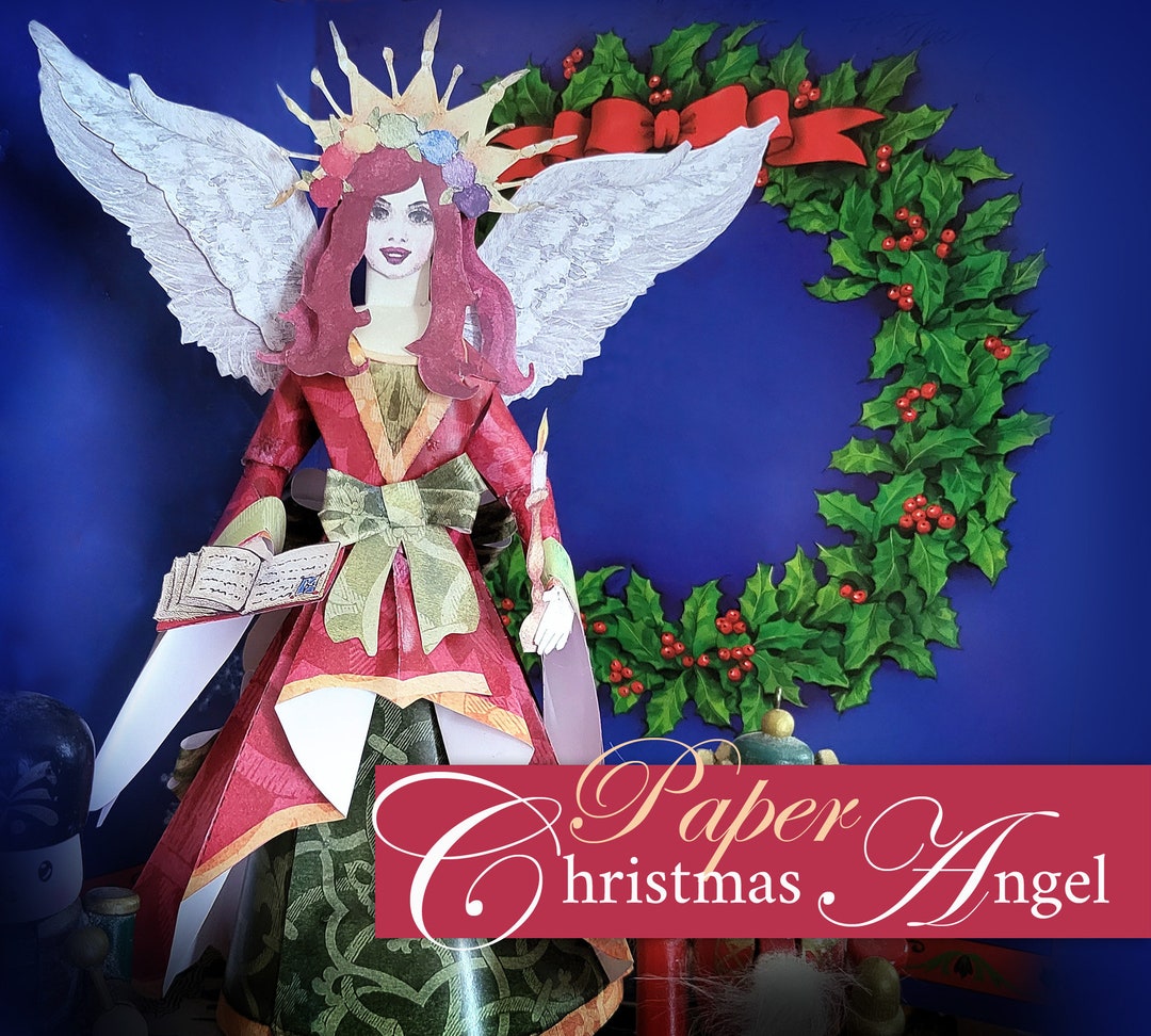 Angel Christmas Tree Decoration Tree Topper Christmas Ornament Etsy