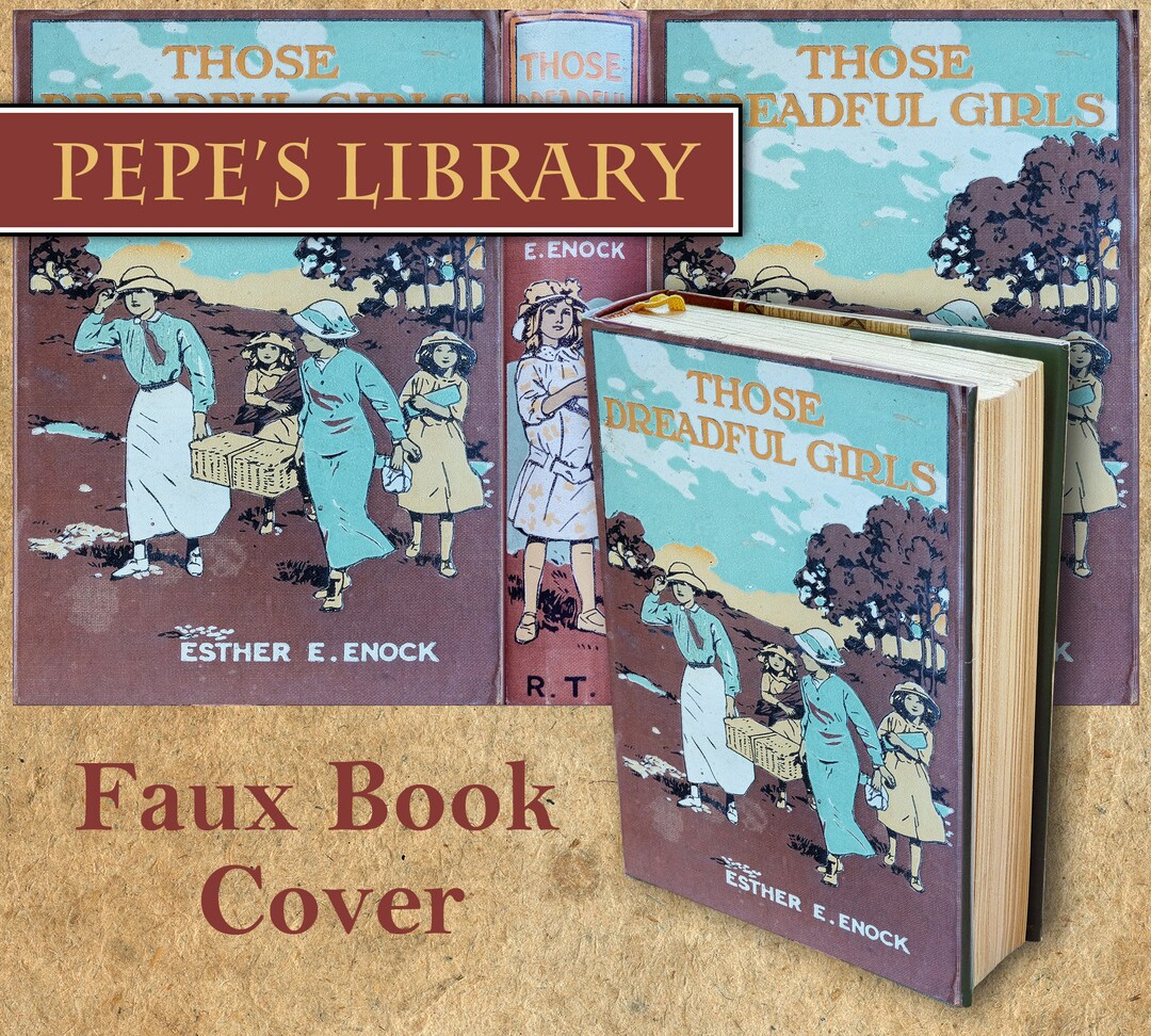 Printable Vintage Book Covers / Antique Decor / Vintage Book Cover / Junk Journaling / Digital ...