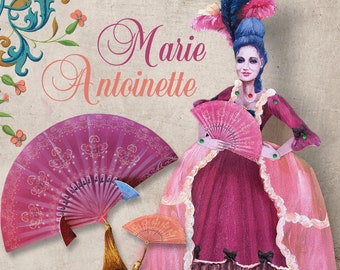 Marie Antoinette Paper Doll Articulated Printable Kit (Digital Download)