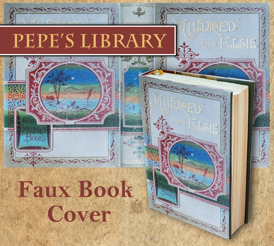 Printable Vintage Book Covers / Antique Decor / Vintage Book Cover / Junk Journaling / Digital ...