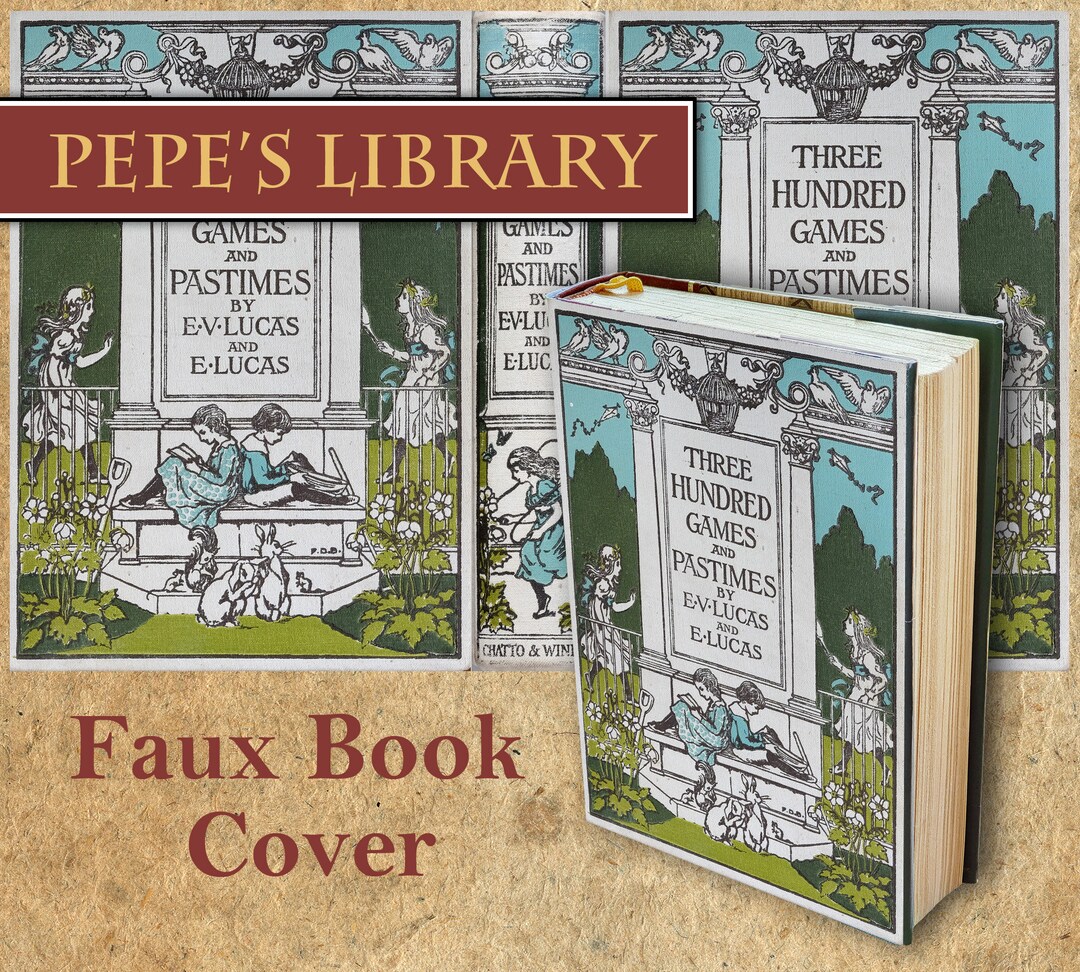 Printable Vintage Book Covers / Antique Decor / Vintage Book Cover ...