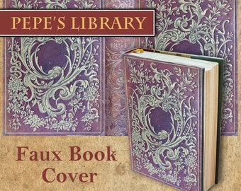 Printable Vintage Book Covers / antique decor / vintage book cover / junk journaling / digital vintage book covers / dust jacket / kit diy