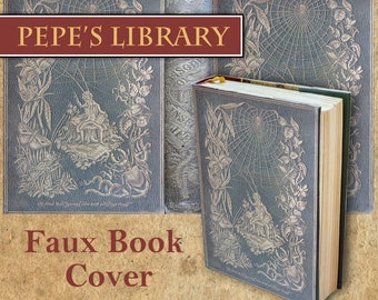 Printable Vintage Book Covers / antique decor / vintage book cover / junk journaling / digital vintage book covers / dust jacket / kit diy