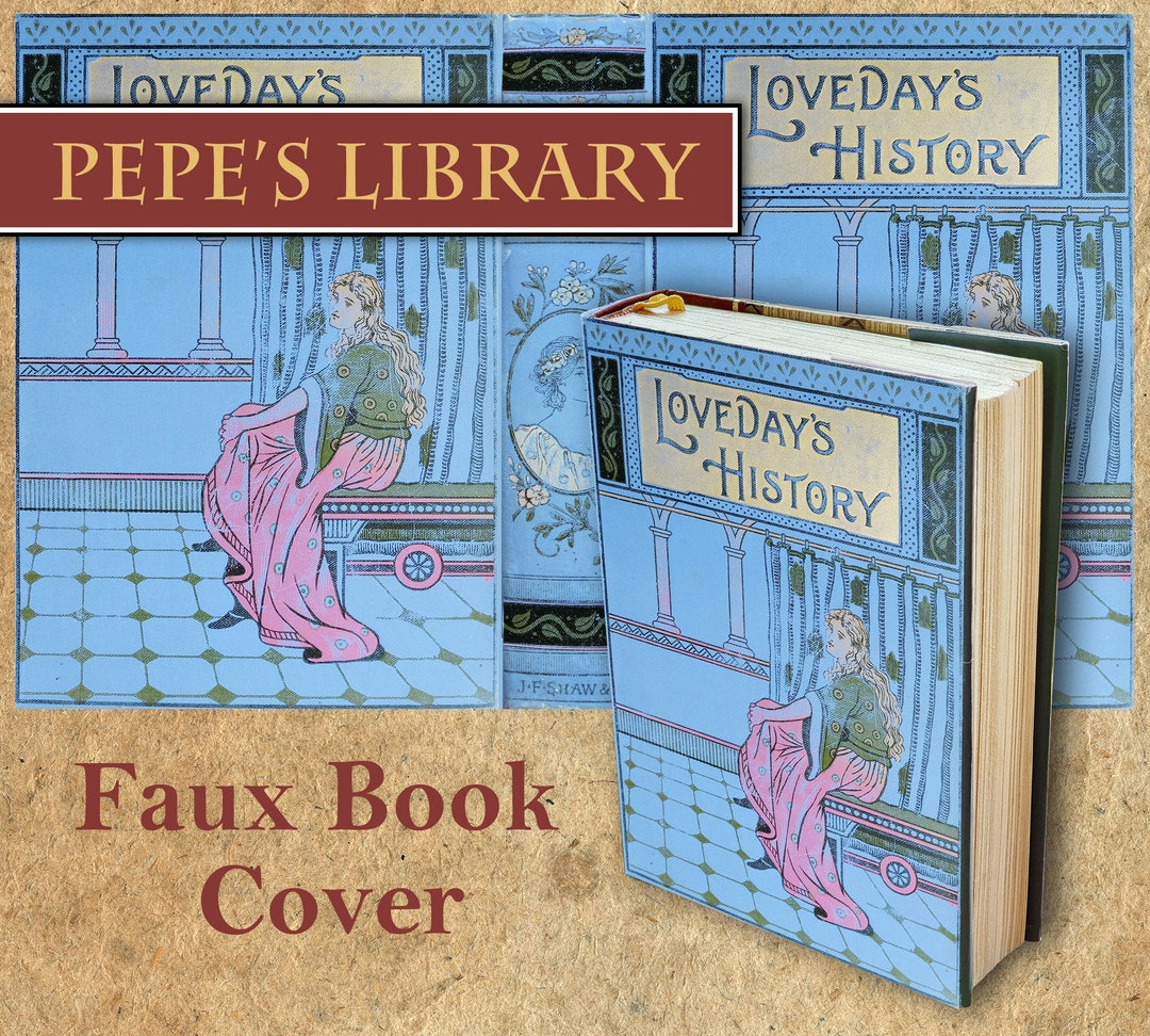 Printable Vintage Book Covers / Antique Decor / Vintage Book Cover / Junk Journaling / Digital ...