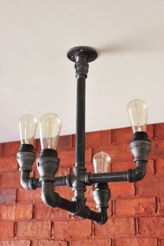 Black edison bulb chandelier deals