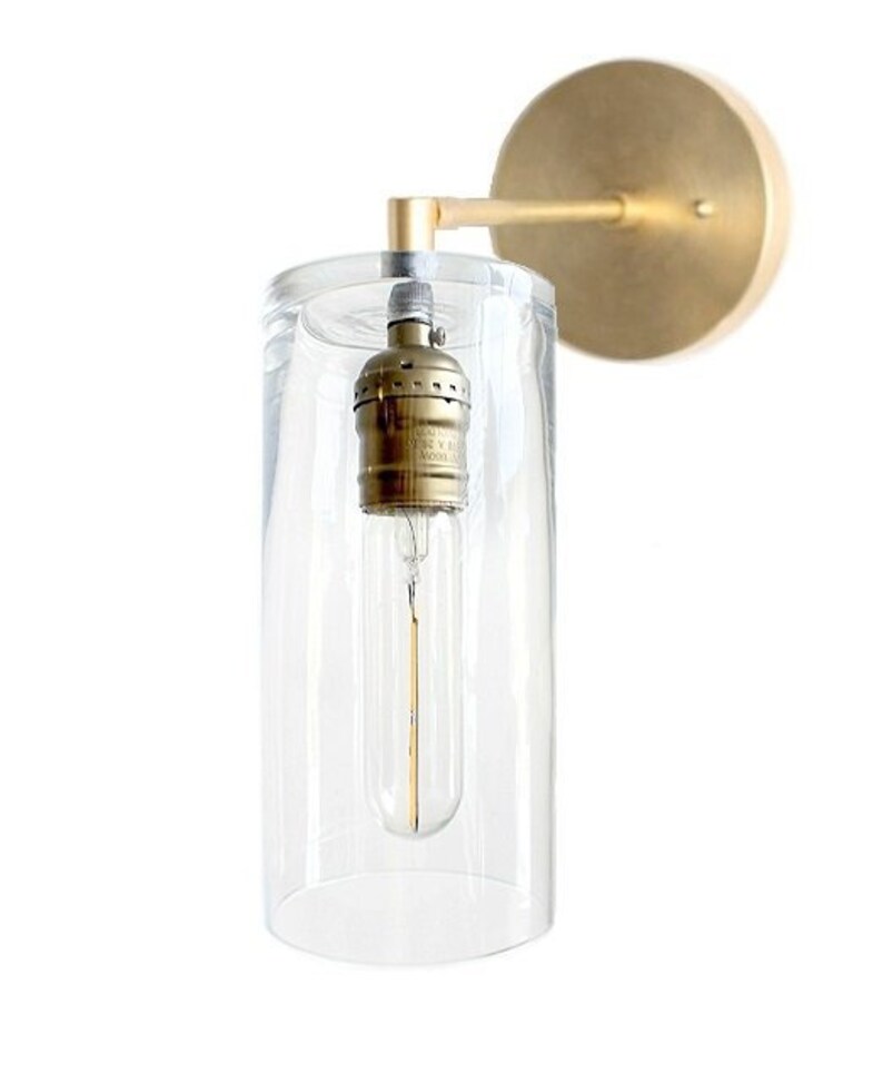 Industrial Modern Farmhouse Wall Sconce Hallway or Bathroom Etsy