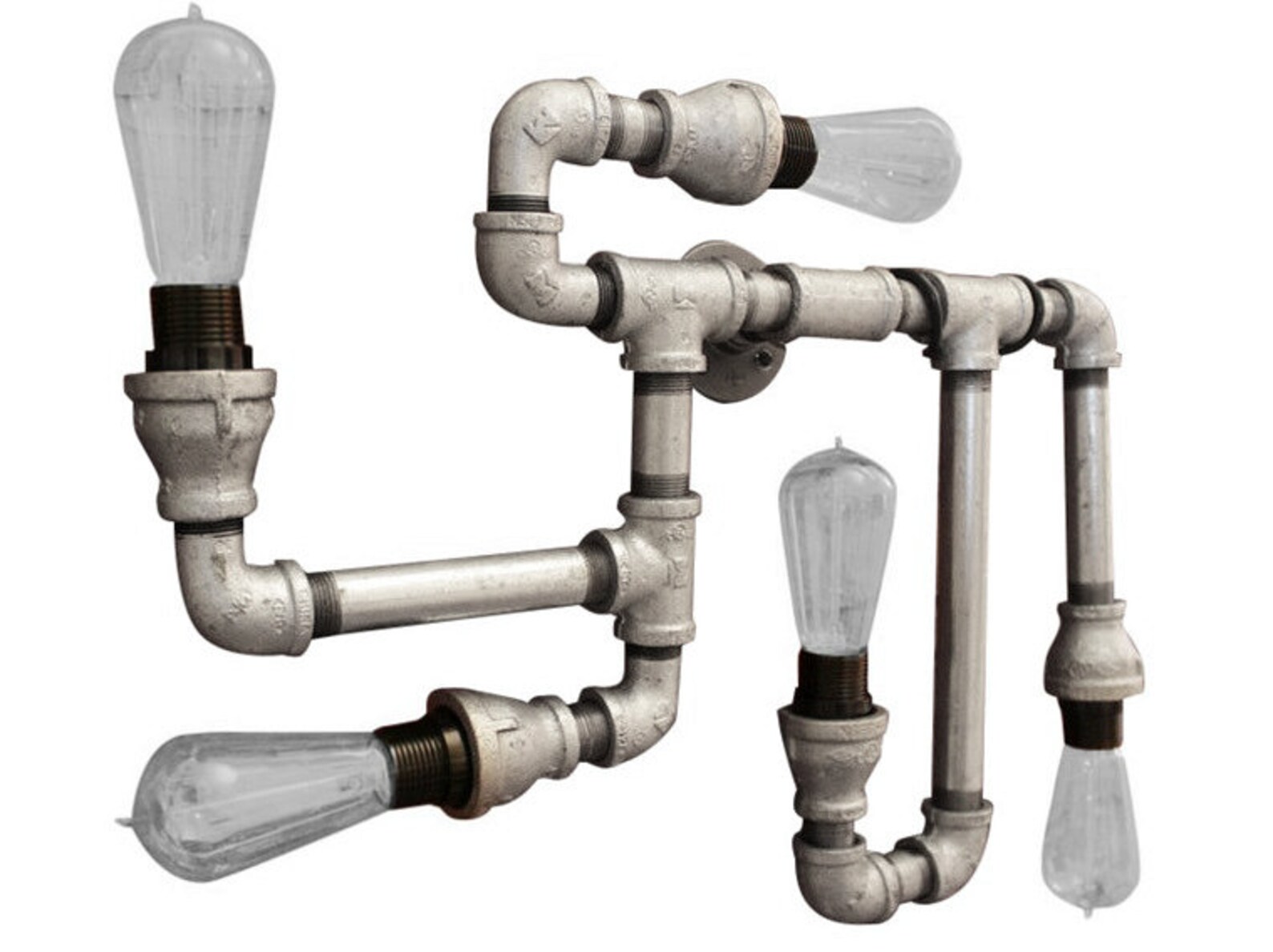 Light pipes. Люстра стимпанк. настенный светильник holy pipe. light pipe. pipe lighting купить.