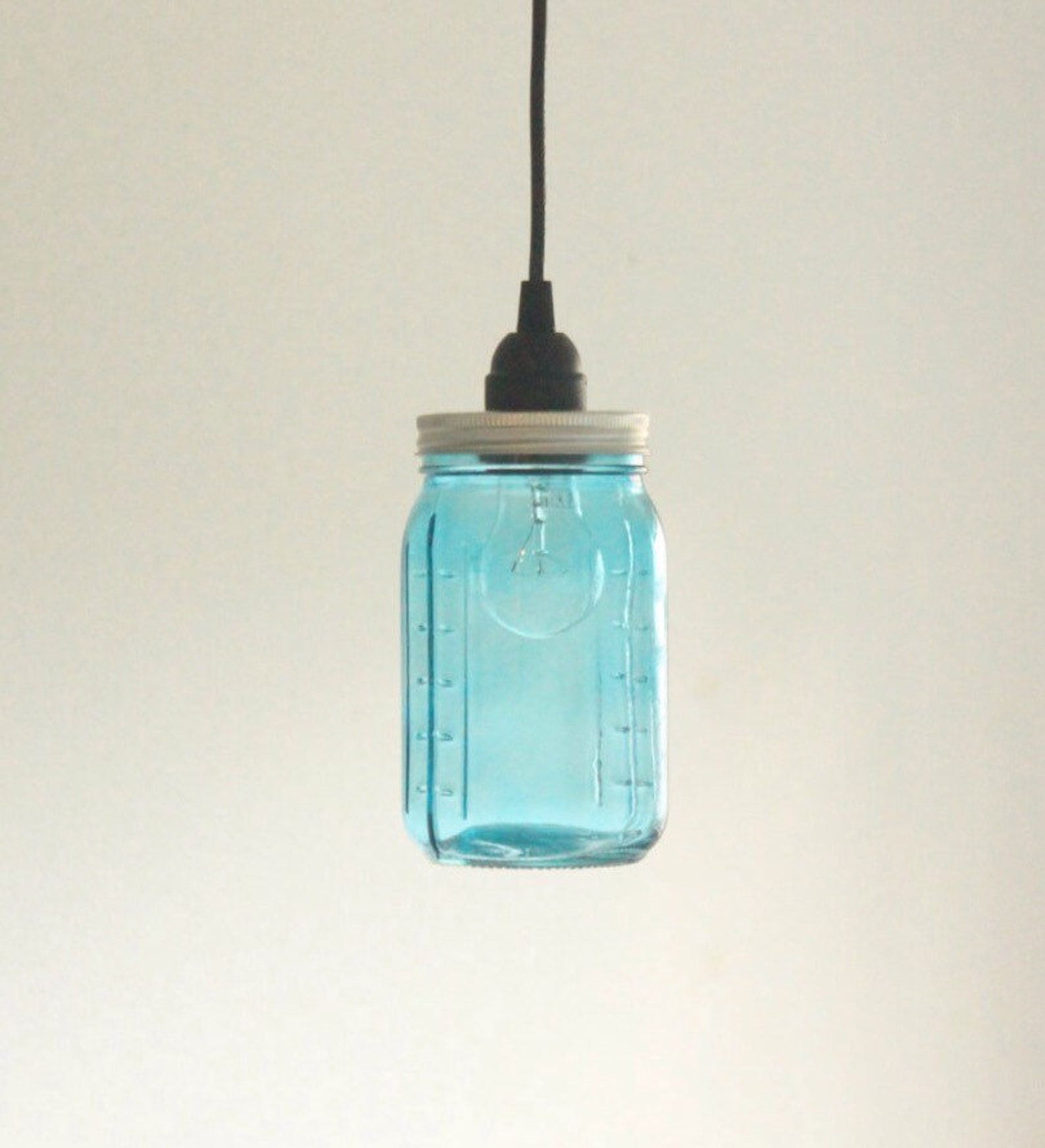 Clear Mason Jar Pendants Set of 3 Mason Jar Chandelier Etsy