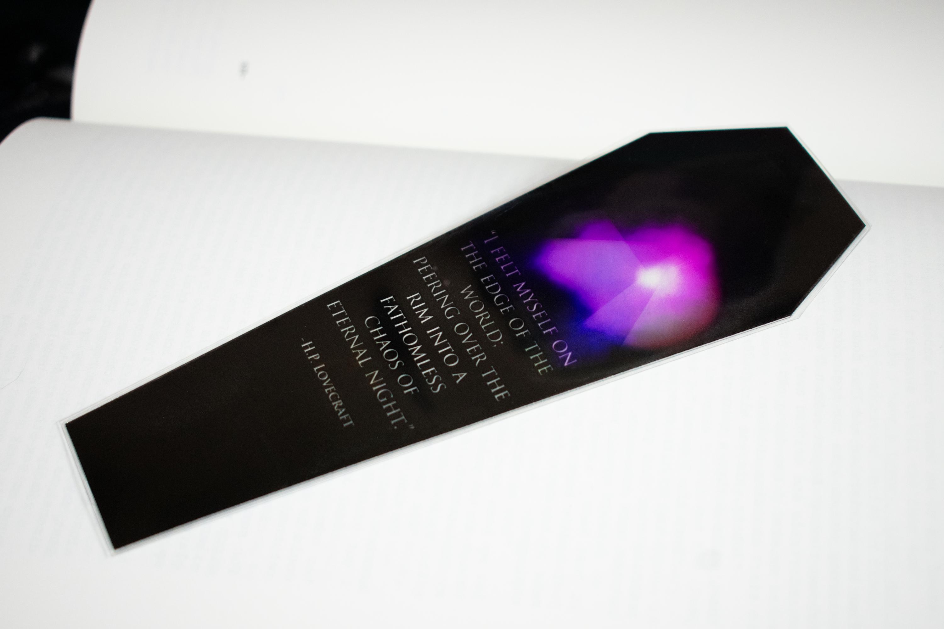 HP Lovecraft edge of the World Quote Coffin Bookmark Lovecraftian ...