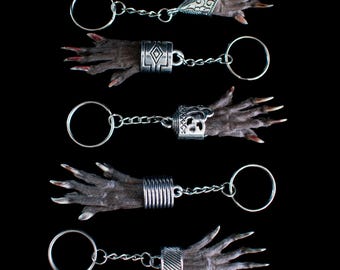 キョンの足のキーホルダー、ジュエリーベルト、骨 - Etsy 日本