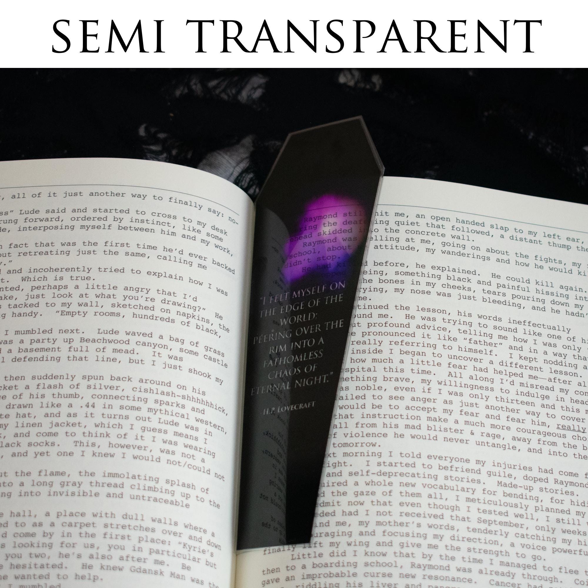 HP Lovecraft edge of the World Quote Coffin Bookmark Lovecraftian ...
