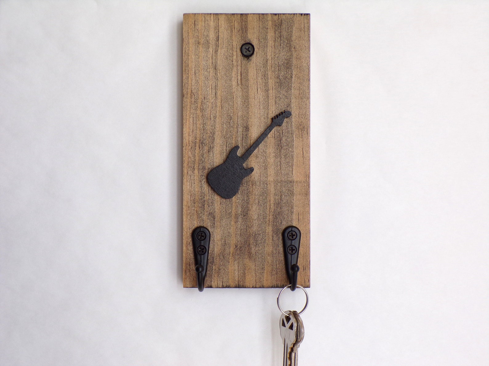 Electric Guitar Key Holder Music Gift For Guitar Player Etsy