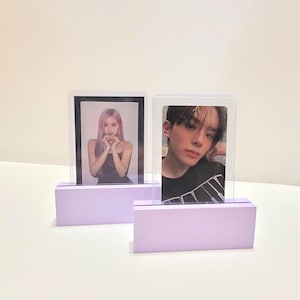 Photocard Stand, Toploader Display, Set of 2