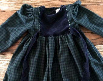 Vintage Frances Johnston for Simi Plaid Dress