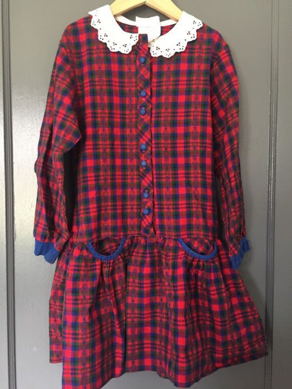 bonnie jean plaid dress